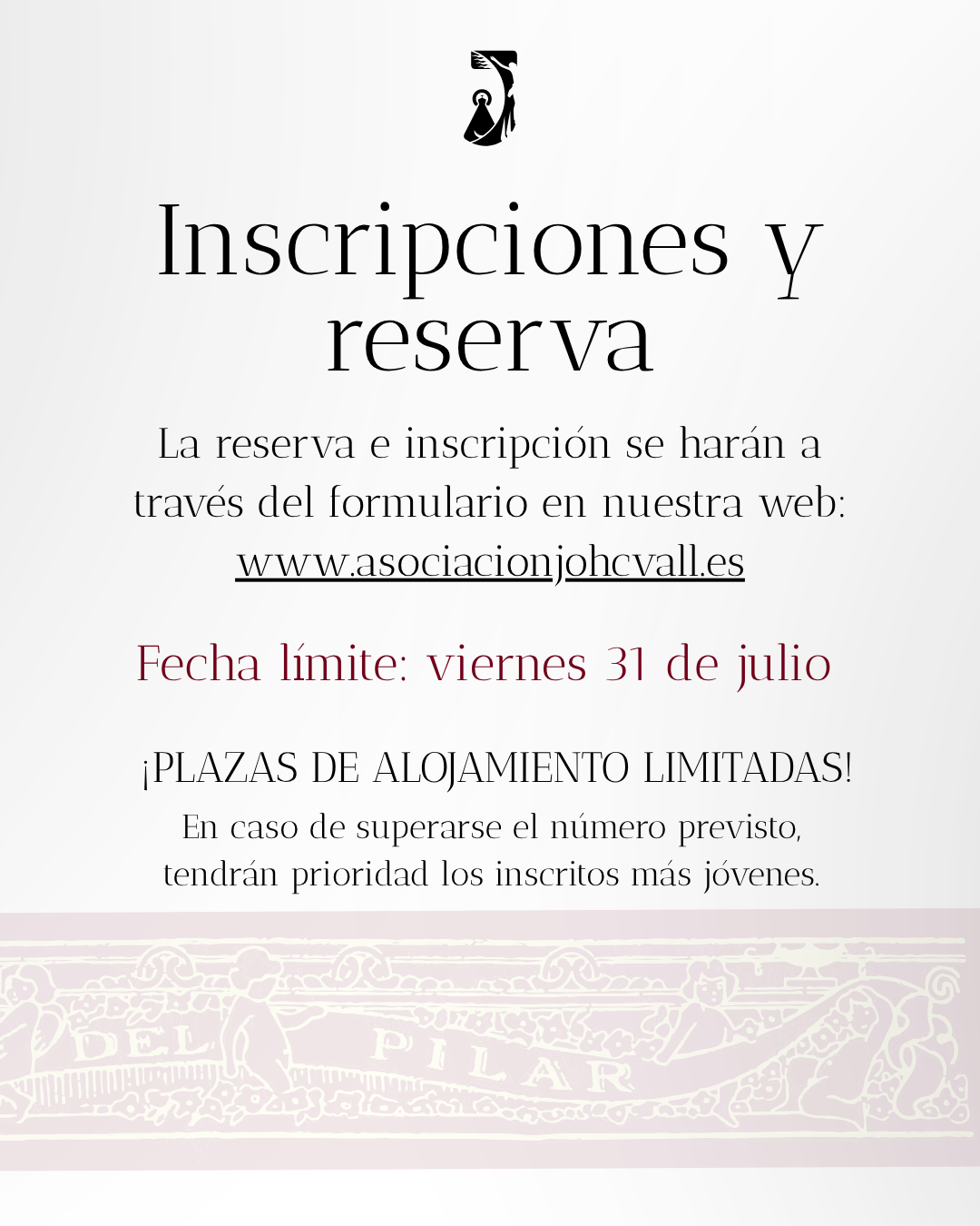 Incripciones y reserva JOHC Zaragoza